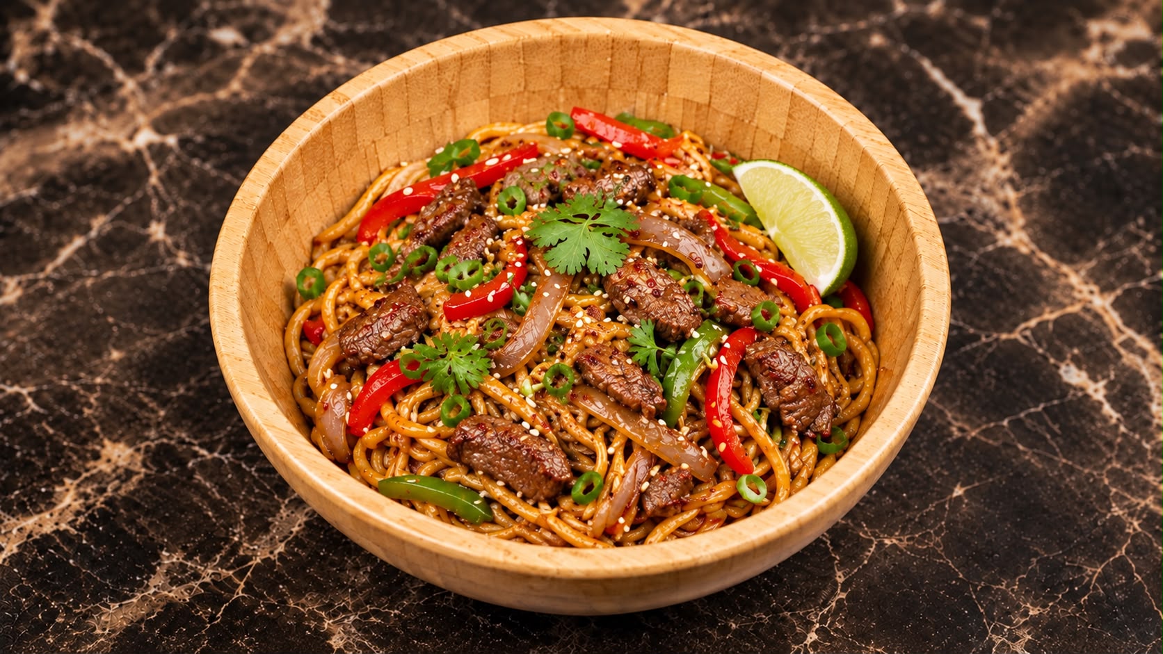 Nouille au bœuf